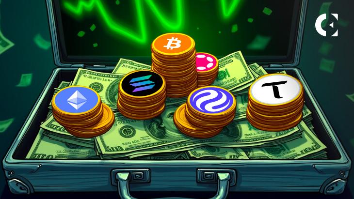 今日加密货币价格:BTC、ETH、SOL、TAO、INJ、DOT 本周开盘大涨
