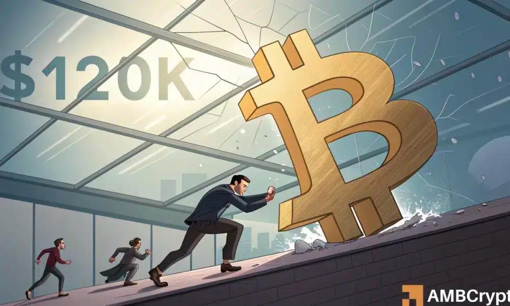 比特币触及12 万美元阻力位，提前触发卖出信号