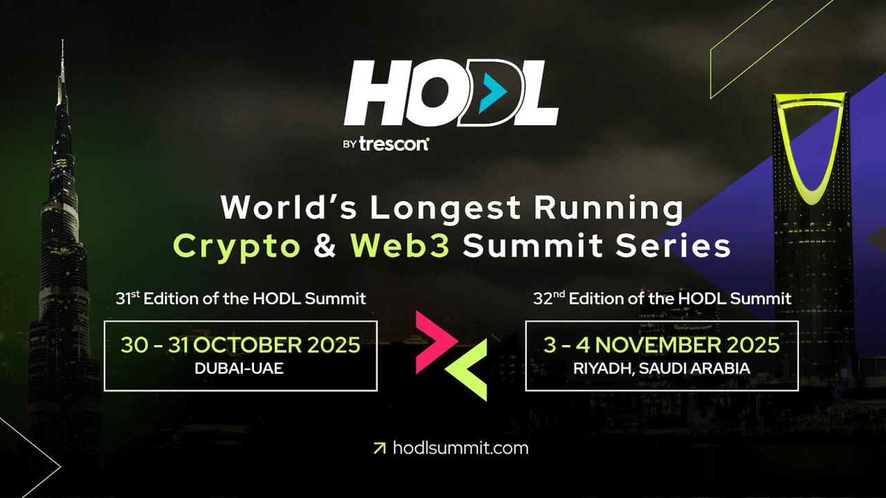 HODL Partners with Dubai and Riyadh to Host Landmark Blockchain Conference in the Middle East