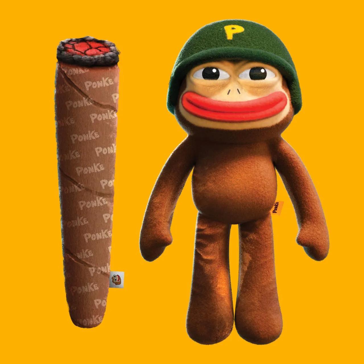 Solana Meme Coin Ponke Launches Plush Toys as First Official Collectible