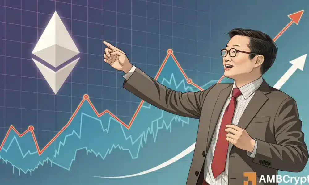 以太坊今日头条:Tom Lee 质疑:“ETH 价格能涨 100 倍吗?”