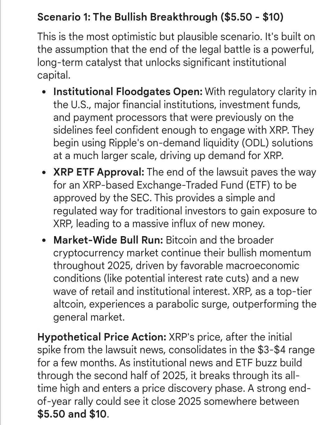 Ripple 与 SEC 诉讼结束，XRP 未来五年或许达到的最高水平