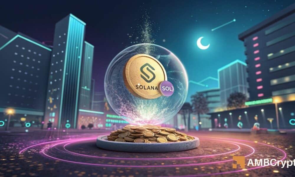 Solana 的日交易量达到 58.4 亿美元，超过市场平均水平，但 SOL 下跌 6%——投资者该如何应对？