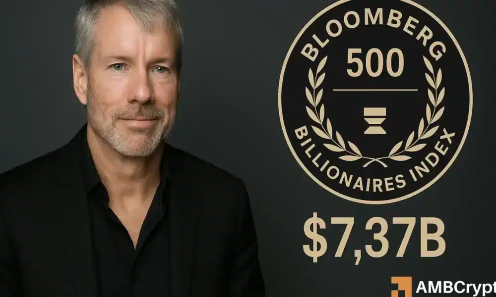 从比特币积累者到亿万富翁：迈克尔·塞勒荣登彭博500富豪榜